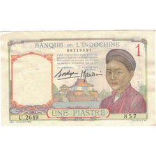 Billete, 1 Piastre, Undated (1953), INDOCHINA FRANCESA, KM:92, EBC+