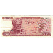 Banknote, Greece, 100 Drachmai, 1967, 1967-10-01, KM:196b, AU(50-53)