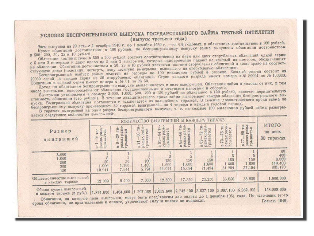 Russia, 10 Roubles, 1940, UNC(65-70), 94436