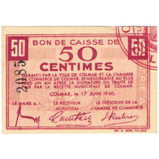 France, Colmar, 50 Centimes, 1940, EF(40-45)