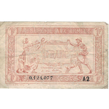 France, 1 Franc, 1917-1919 Army Treasury, 1917, 0124077 A2, VF(20-25)