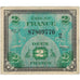 Francia, 2 Francs, Flag/France, 1944, 87809770, MB, Fayette:VF16.2, KM:114b