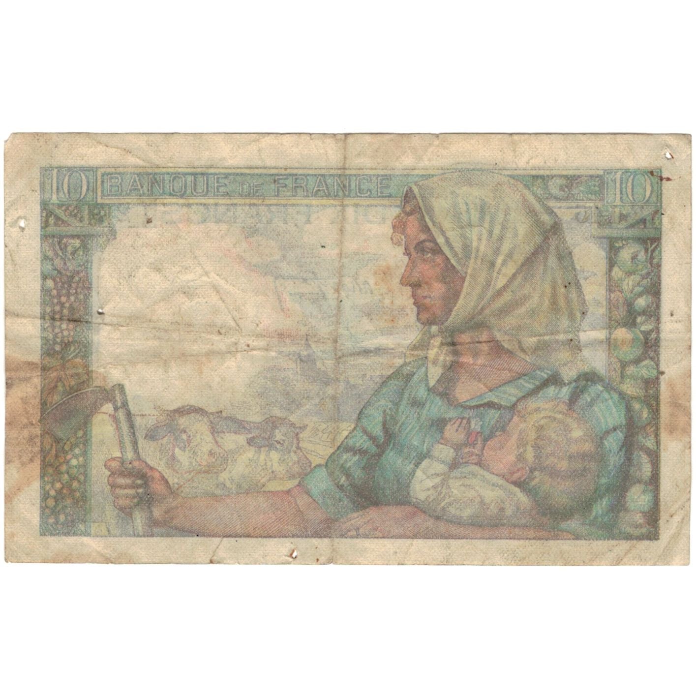 France, 10 Francs, Mineur, 1947, F.145, B+, Fayette:8.18, KM:99f