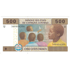 Banknote, Central African States, 500 Francs, 2002, KM:106T, UNC(65-70)
