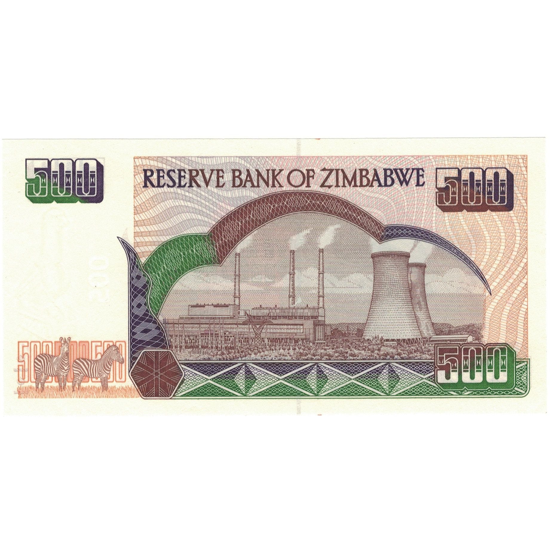 Banconote, Zimbabwe, 500 Dollars, 2004, 2004, KM:11a, FDS