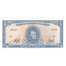 Billet, Chili, 1/2 Escudo, KM:134a, NEUF
