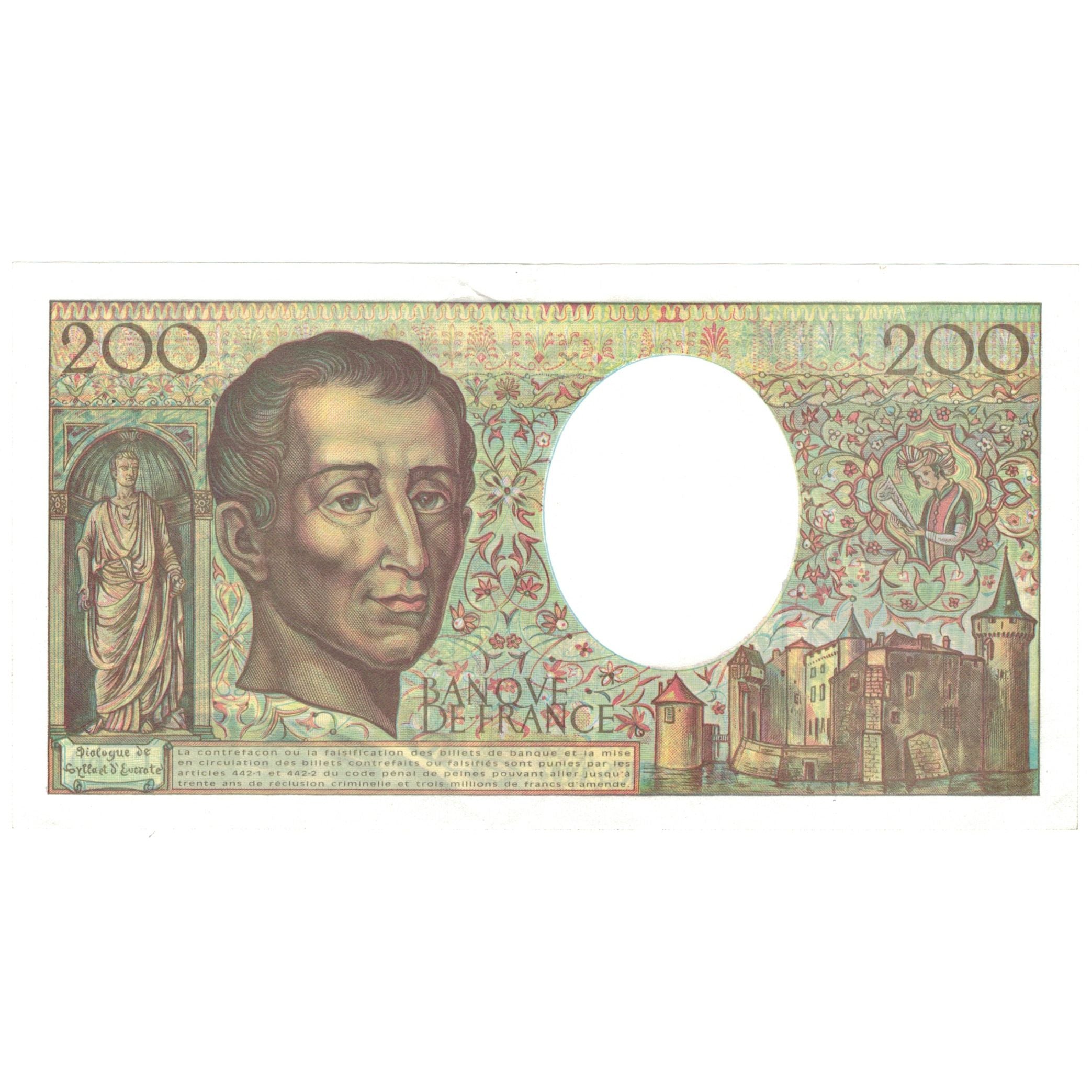 Francia, 200 Francs, 1994, C.160, SPL, Fayette:70/2.1, KM:155f