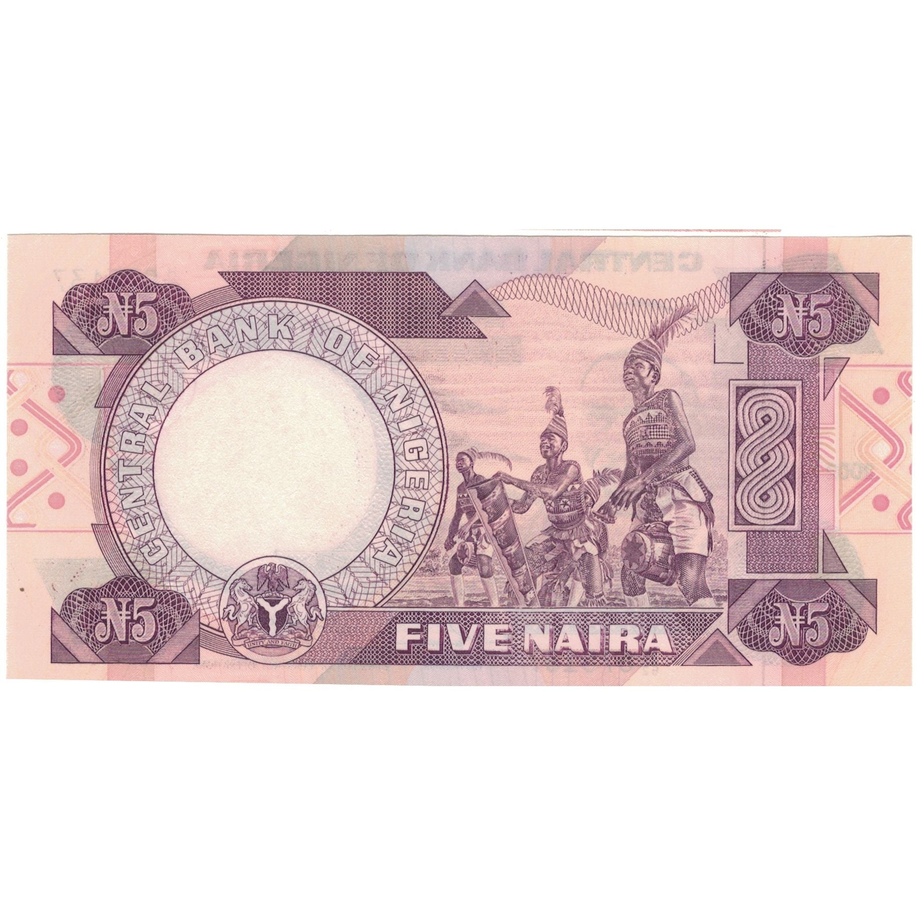 Billet, Nigéria, 5 Naira, KM:24g, NEUF