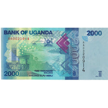 Billete, 2000 Shillings, 2010, Uganda, 2010, KM:50a, UNC
