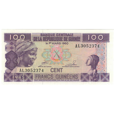 Nota, Guiné, 100 Francs, 1985, 1985, KM:35a, UNC(65-70)