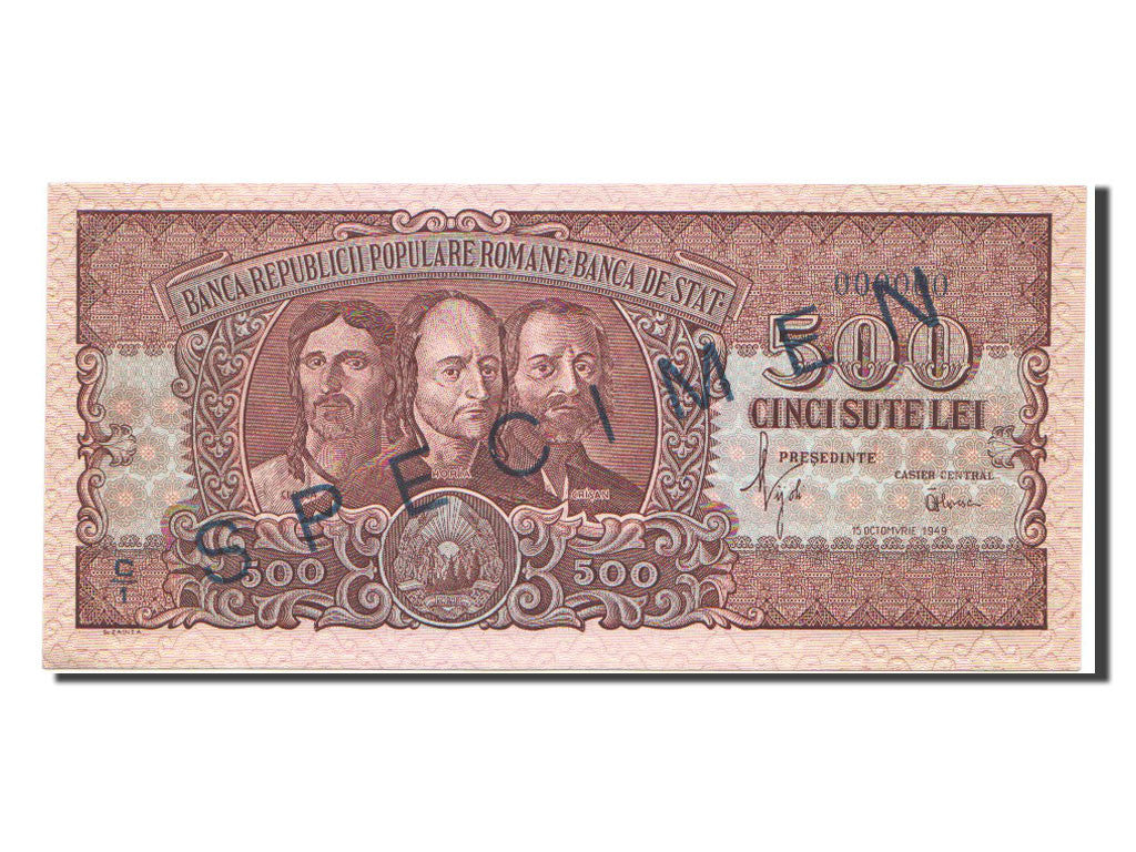 Billete, 500 Lei, 1949, Rumanía, SC
