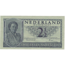 Banknote, Netherlands, 2 1/2 Gulden, 1945, 1945-05-18, KM:71, UNC(65-70)