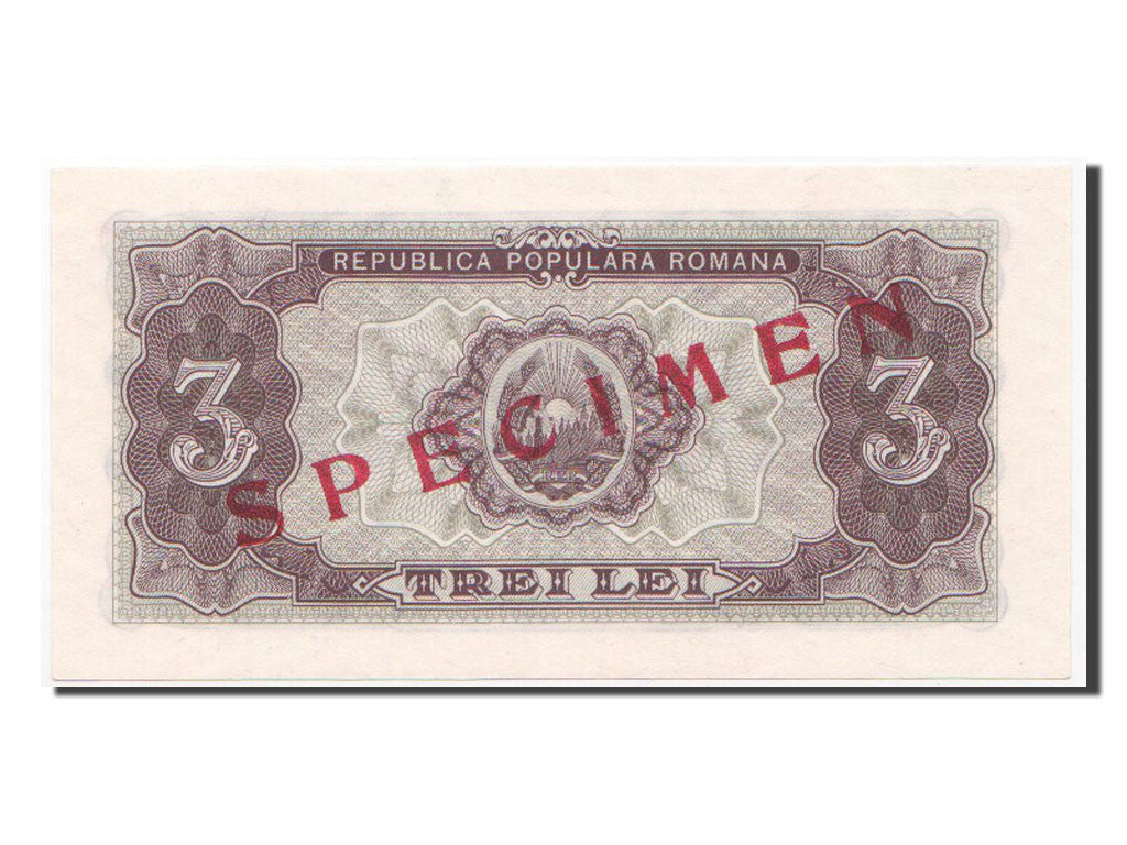 Romania, 3 Lei, 1952, KM #82s, UNC(65-70)