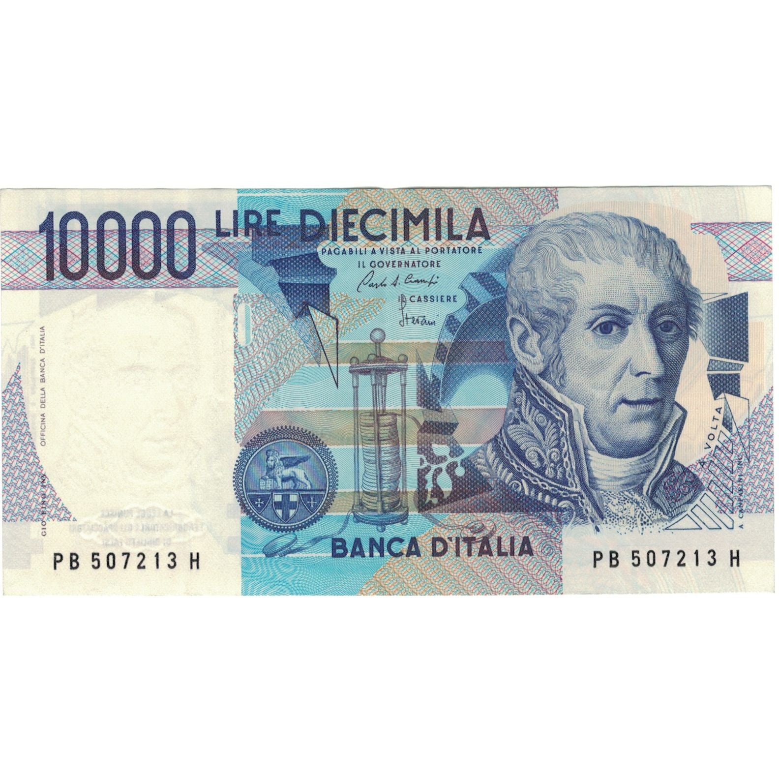 Banknote, Italy, 10,000 Lire, 1984, 1984-09-03, KM:112b, UNC(65-70)