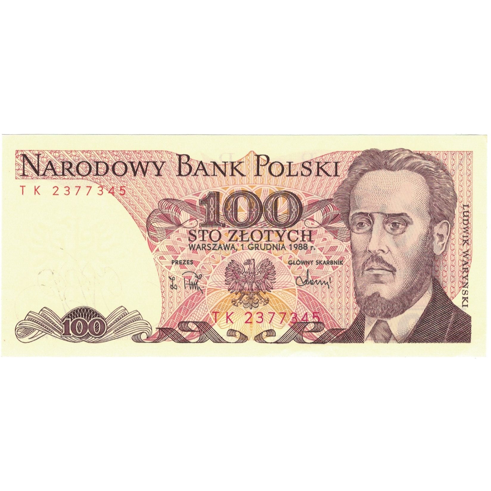 Banconote, Polonia, 100 Zlotych, 1988, 1988-12-01, KM:143d, FDS