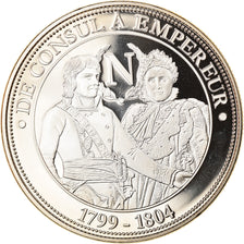 France, Medal, Napoléon Bonaparte, de Consul à Empereur, History, MS(65-70)