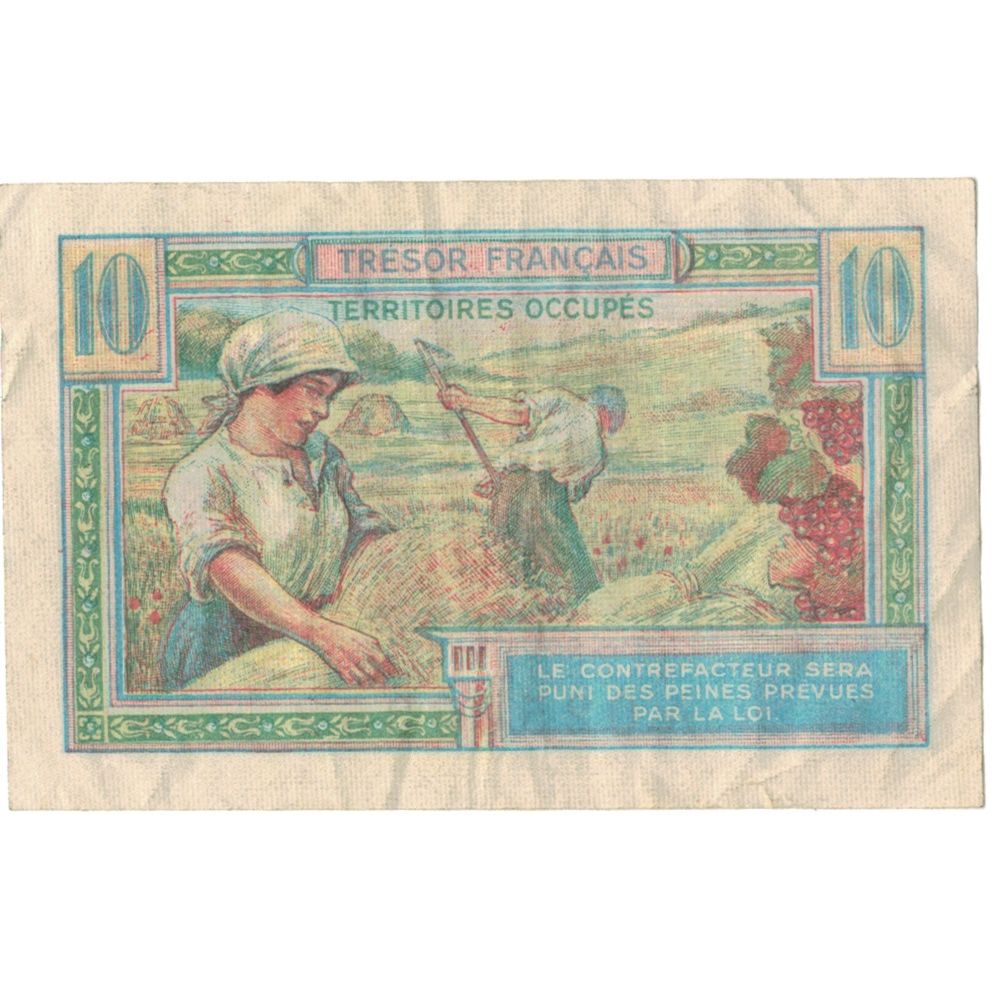 France, 10 Francs, EF(40-45), Fayette:VF30.1, KM:M7a