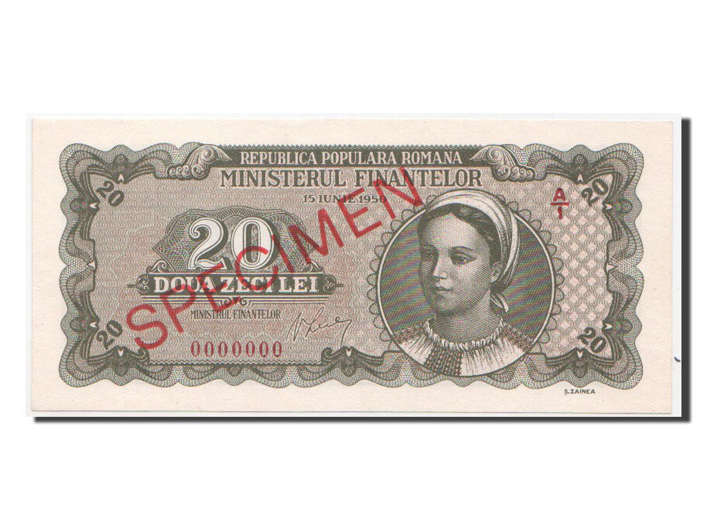 Banconote, Romania, 20 Lei, 1950, FDS