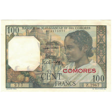 Banknot, Komory, 100 Francs, 1960-1963, KM:3b, AU(55-58)