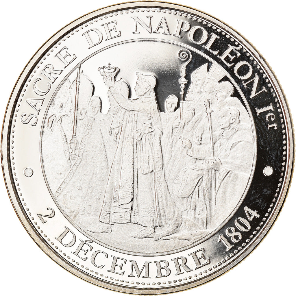 France, Medal, Le sacre de Napoléon Ier par Pie VII, History, MS(65-70)