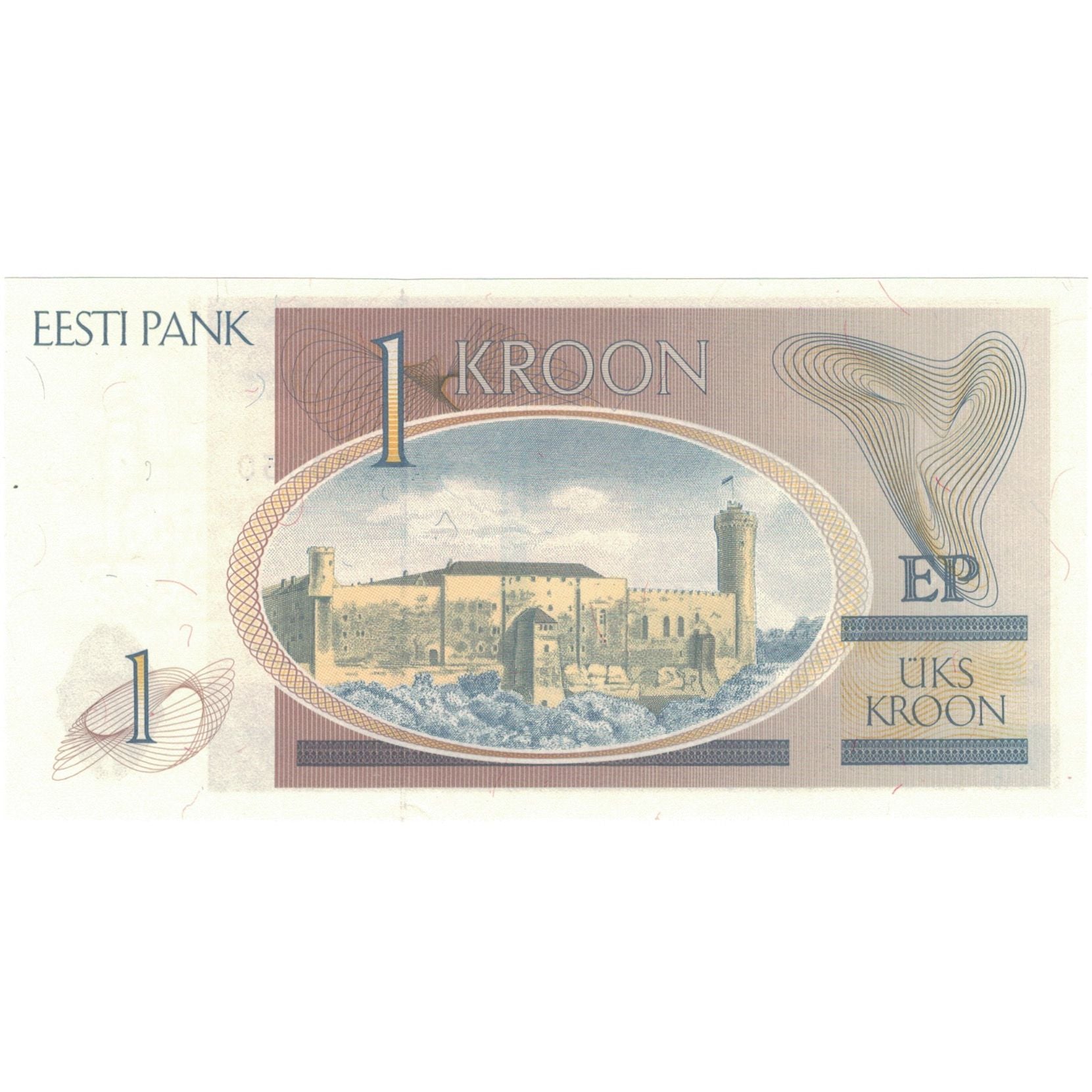 Billet, Estonia, 1 Kroon, 1992, NEUF