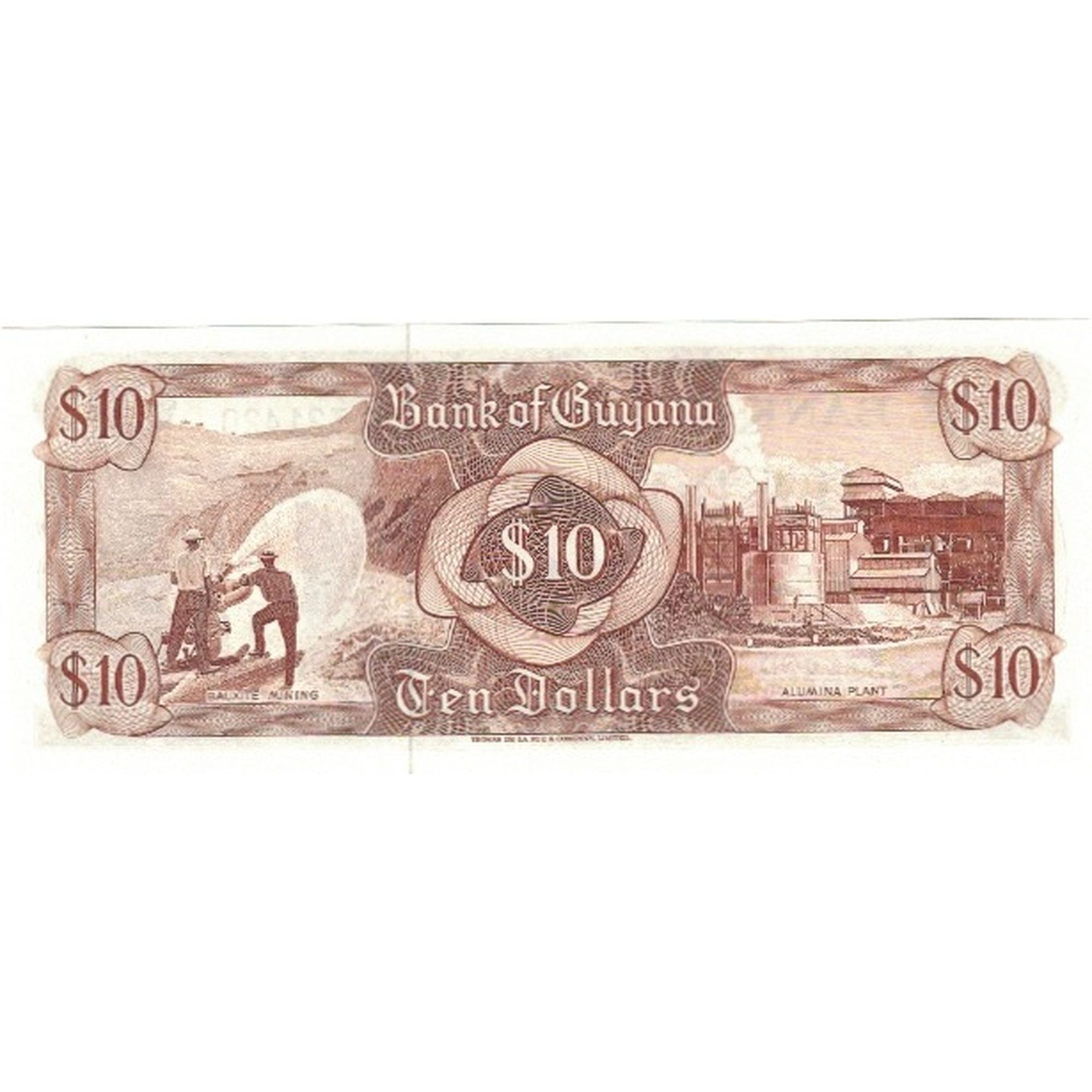 Banknote, Guyana, 10 Dollars, Undated (1996), KM:23d, UNC(65-70)