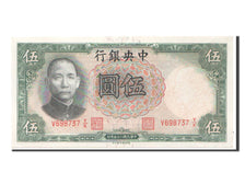 China, 5 Yüan, 1936, KM #213a, UNC(63), V.698737