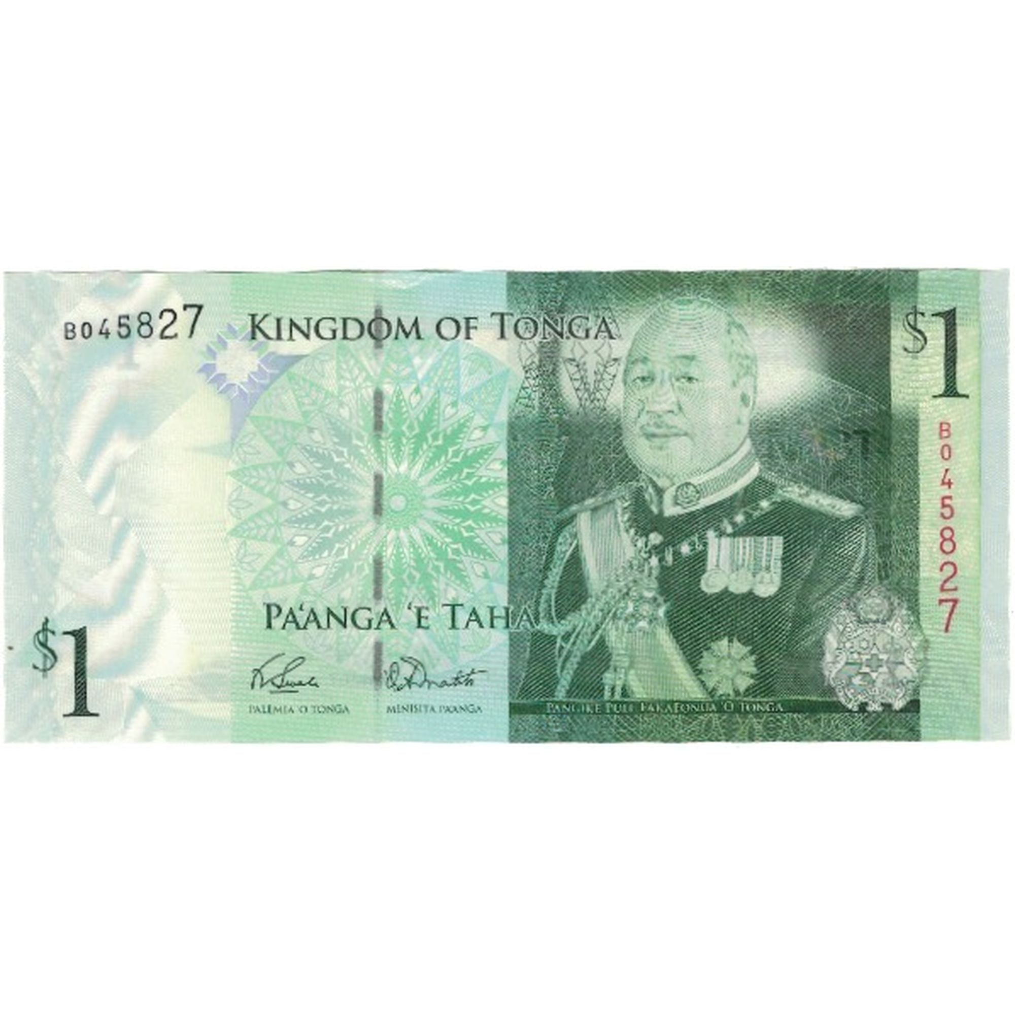Billet, Tonga, 1 Pa'anga, Undated (2008), Undated (2008), KM:37, NEUF