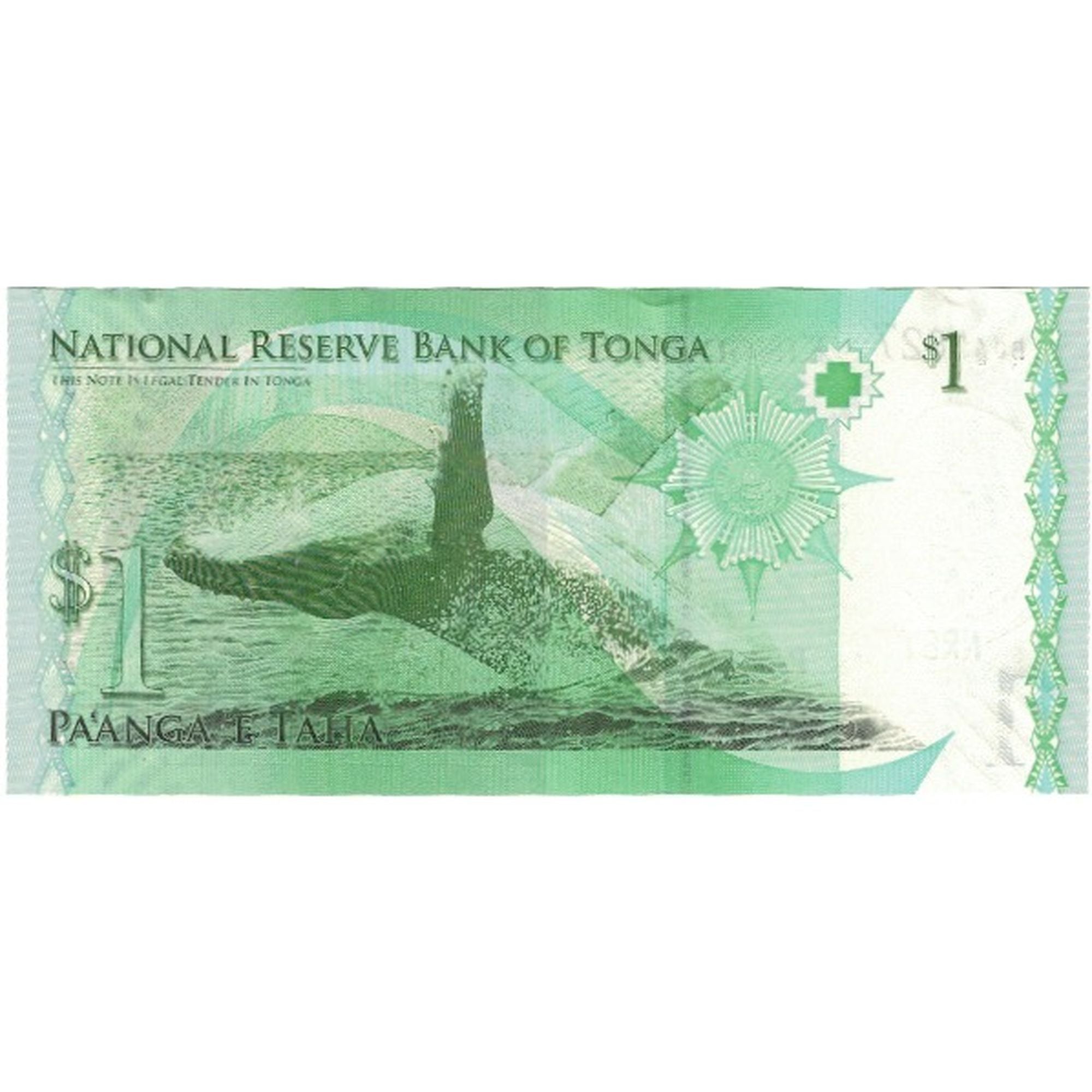 Billet, Tonga, 1 Pa'anga, Undated (2008), Undated (2008), KM:37, NEUF