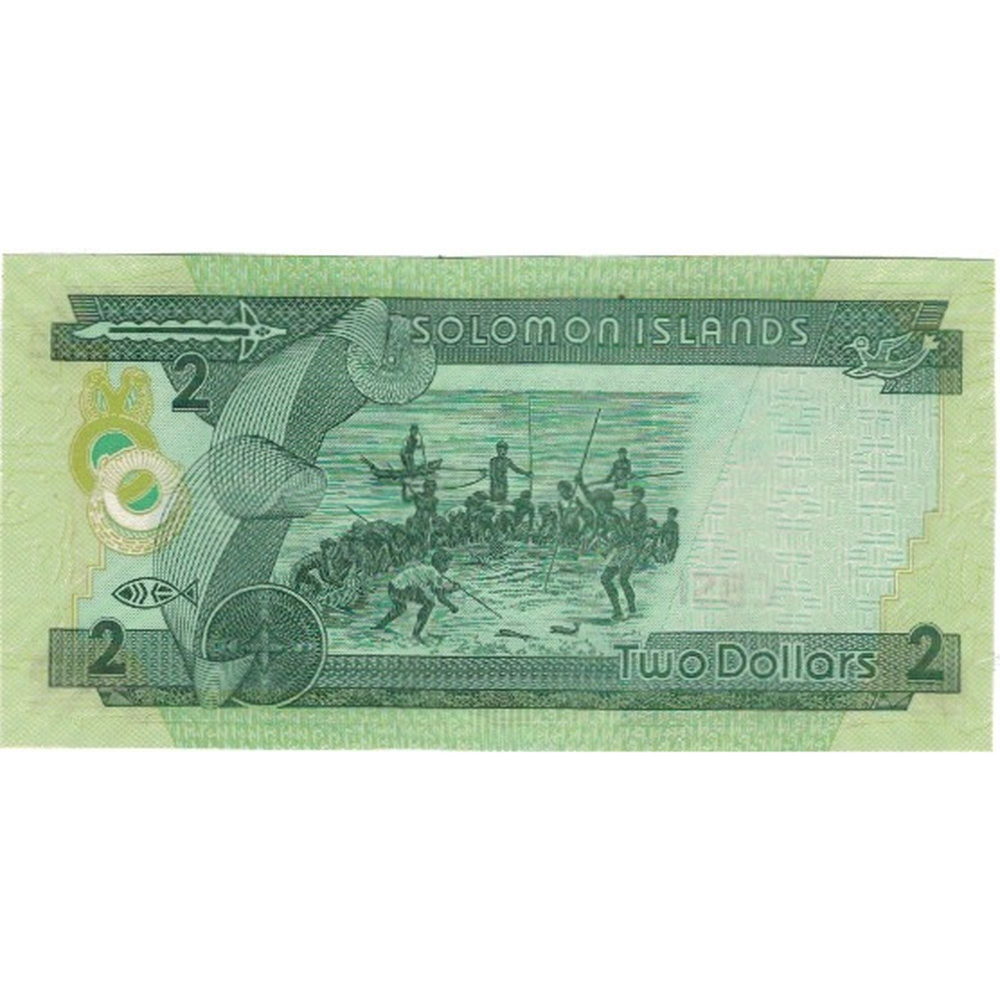Banknote, Solomon Islands, 2 Dollars, Undated (2004), Undated (2004), KM:25