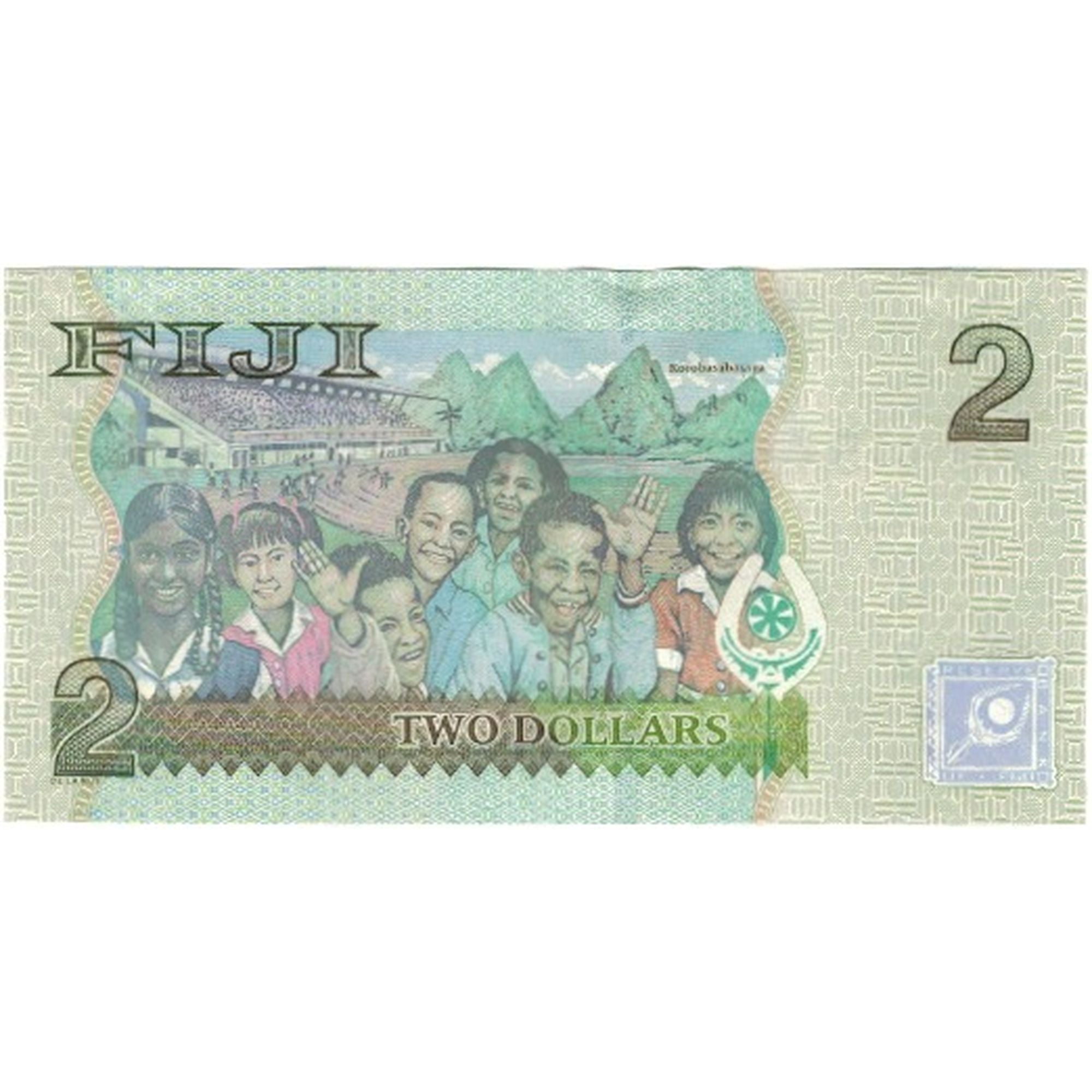 Banknote, Fiji, 2 Dollars, Undated (2007), KM:109a, UNC(65-70)