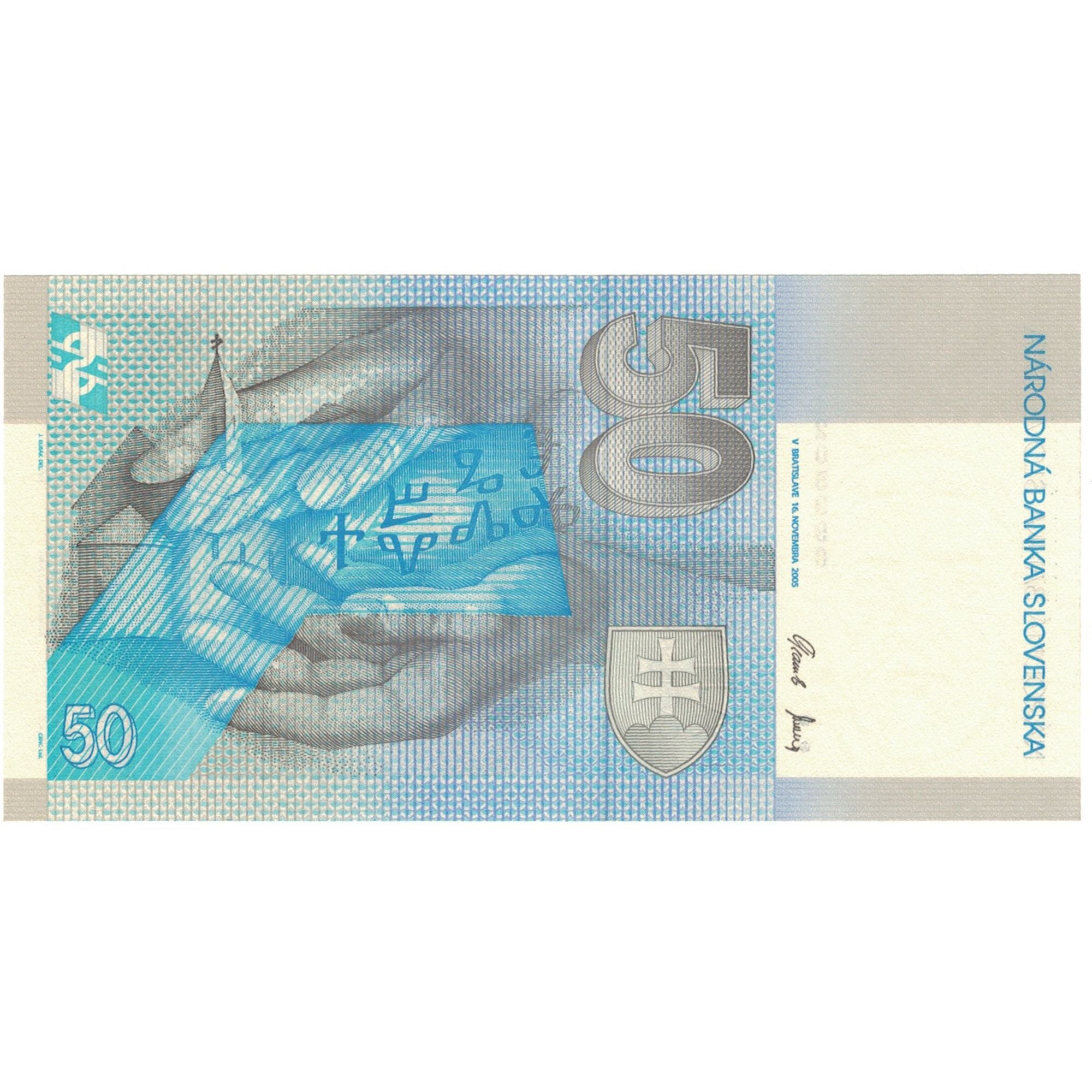Banknote, Slovakia, 50 Korun, 2005, 2005-11-16, KM:21f, UNC(65-70)