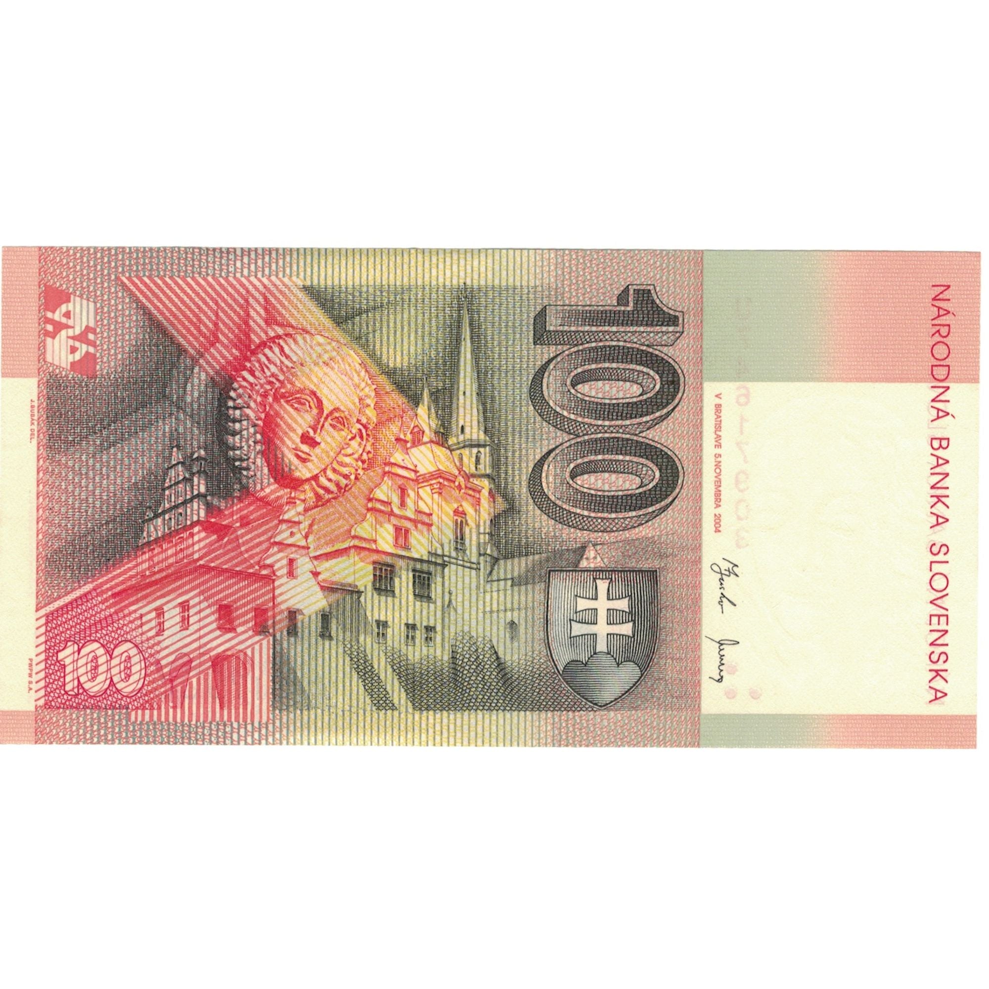 Banknot, Słowacja, 100 Korun, 2004, 2004-11-05, KM:44, UNC(64)