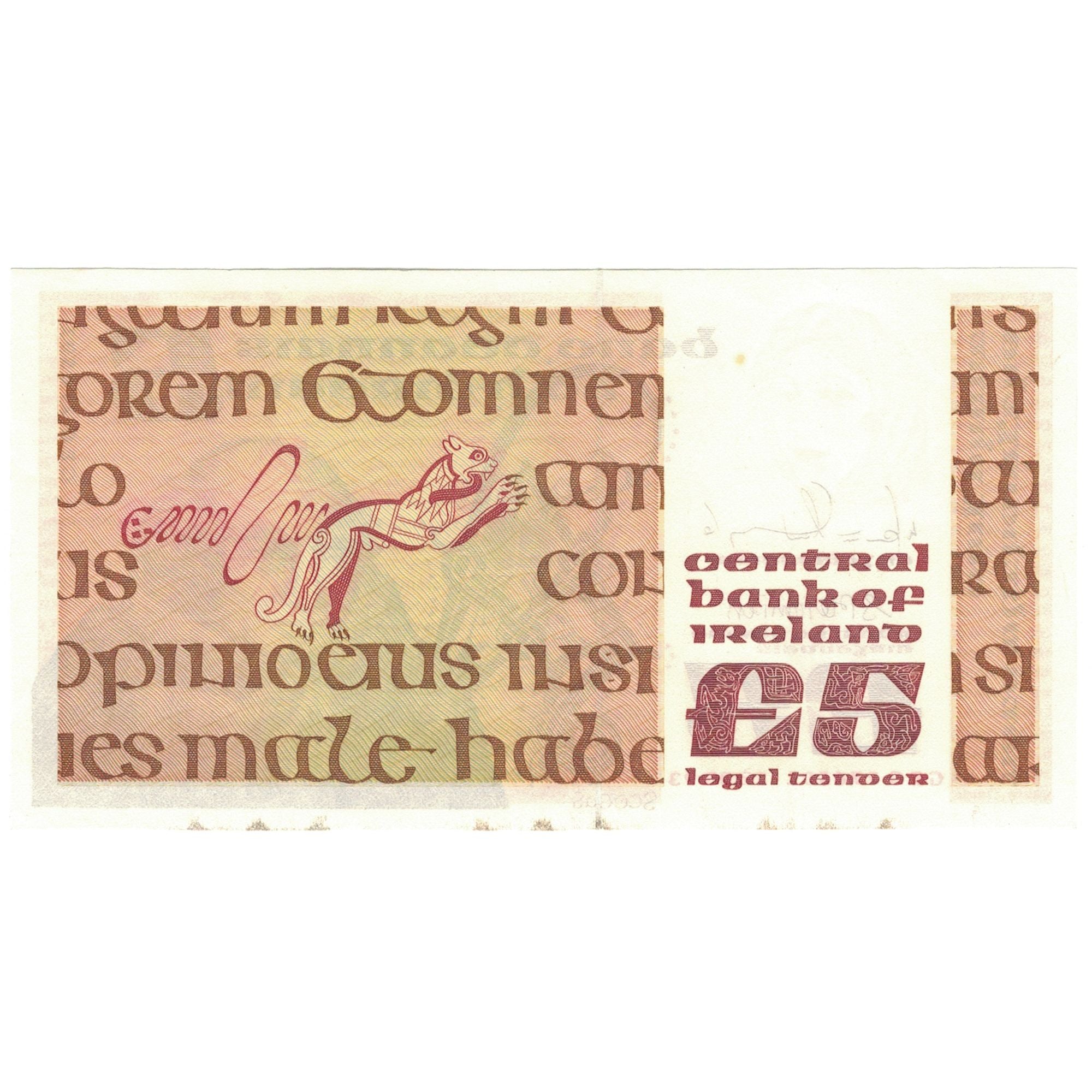 Billet, République d'Irlande, 5 Pounds, 1993, 1993-03-12, KM:71e, SUP