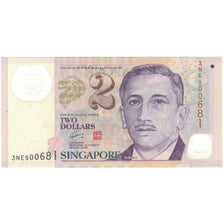 Banknote, Singapore, 2 Dollars, KM:46, AU(55-58)