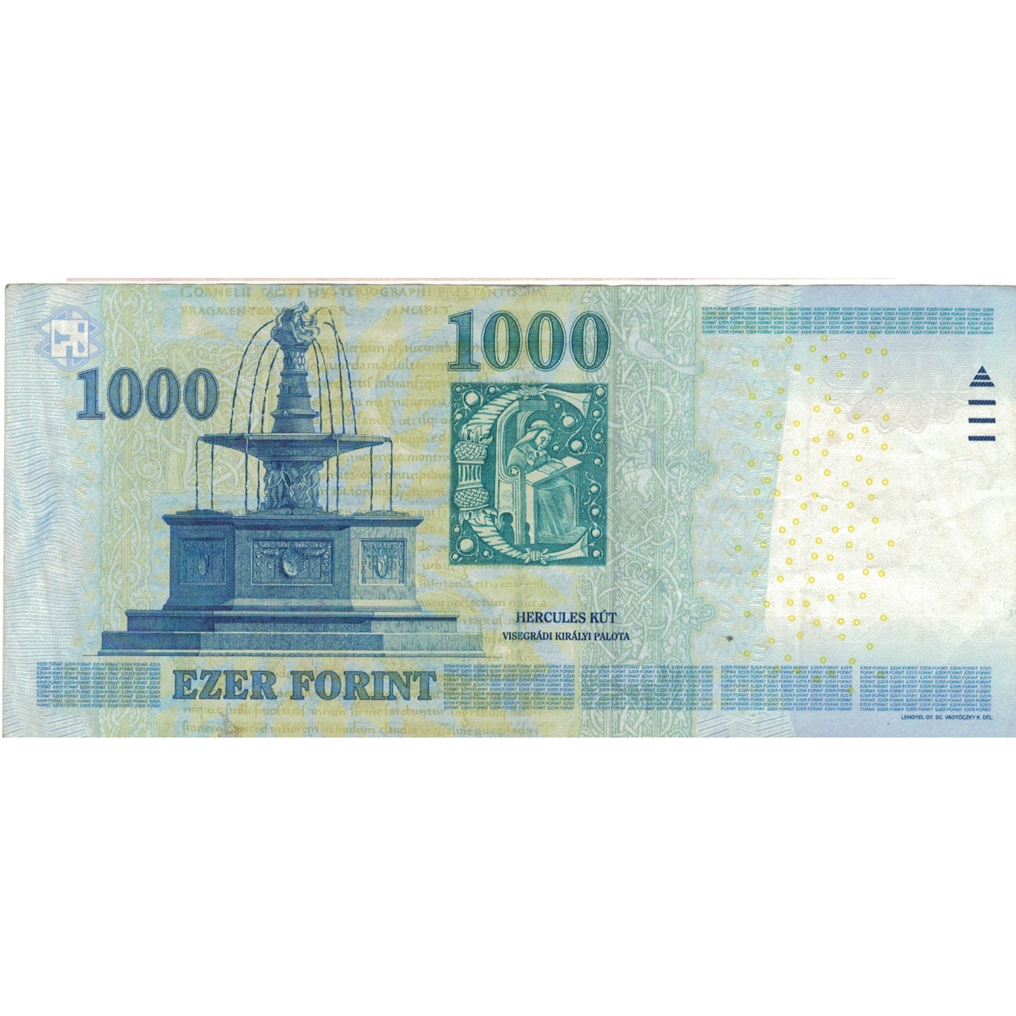 Banknote, Hungary, 1000 Forint, 2015, EF(40-45)
