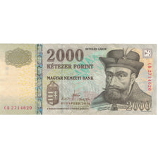 Banknote, Hungary, 2000 Forint, 2010, KM:198c, EF(40-45)