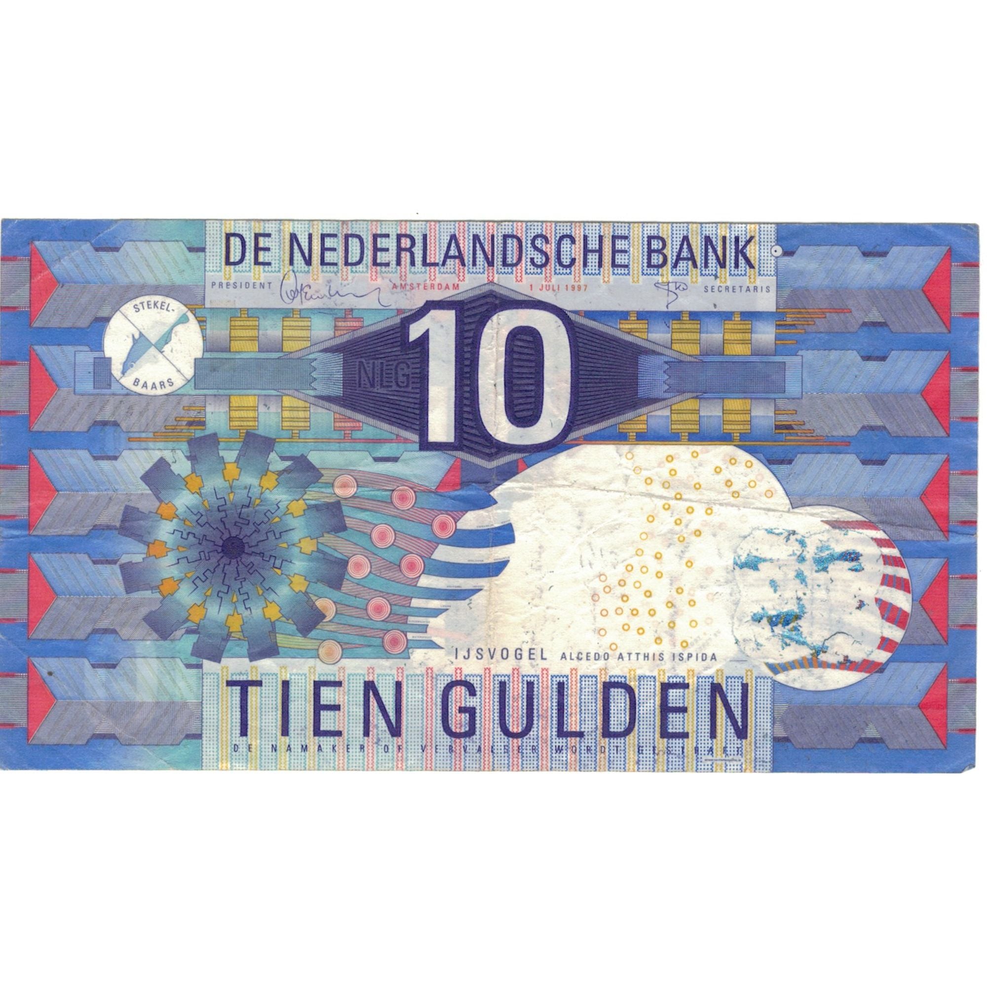 Banknote, Netherlands, 10 Gulden, KM:99, EF(40-45)