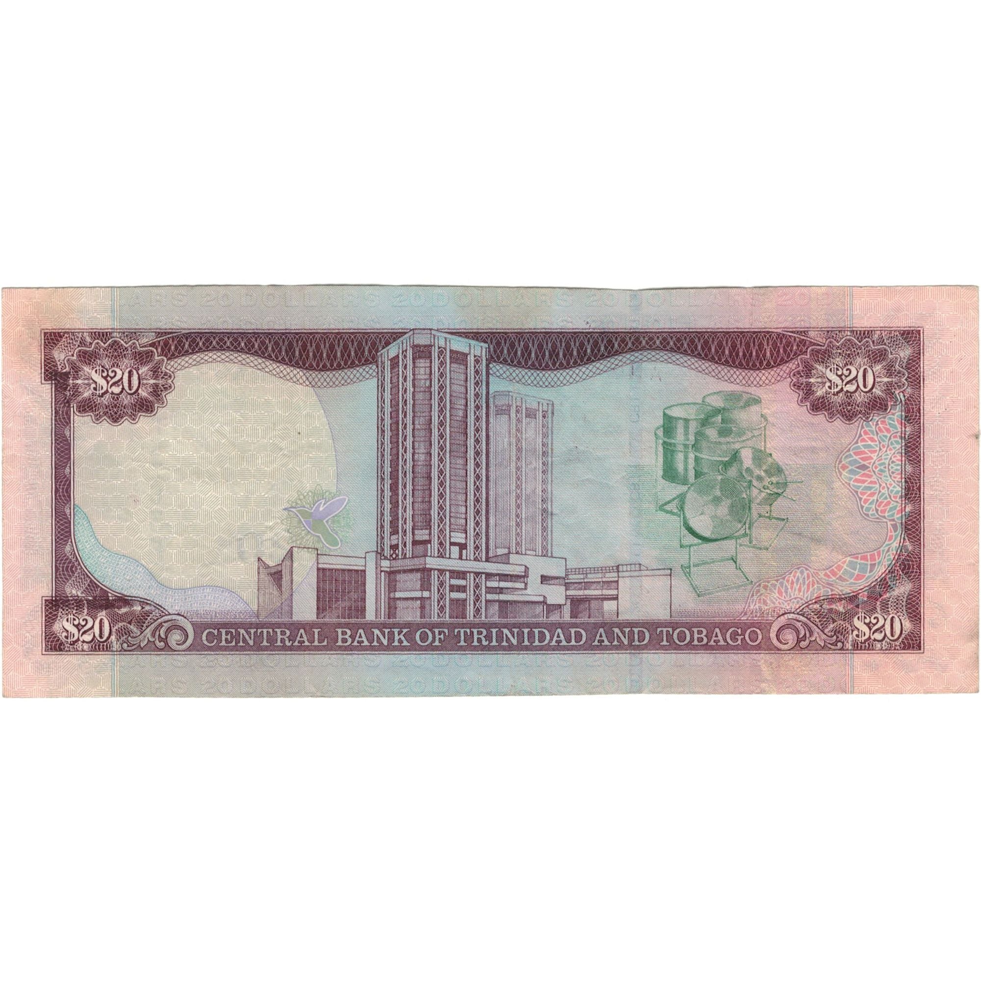 Billet, Trinité-et-Tobago, 20 Dollars, Undated (2009), KM:49, TTB