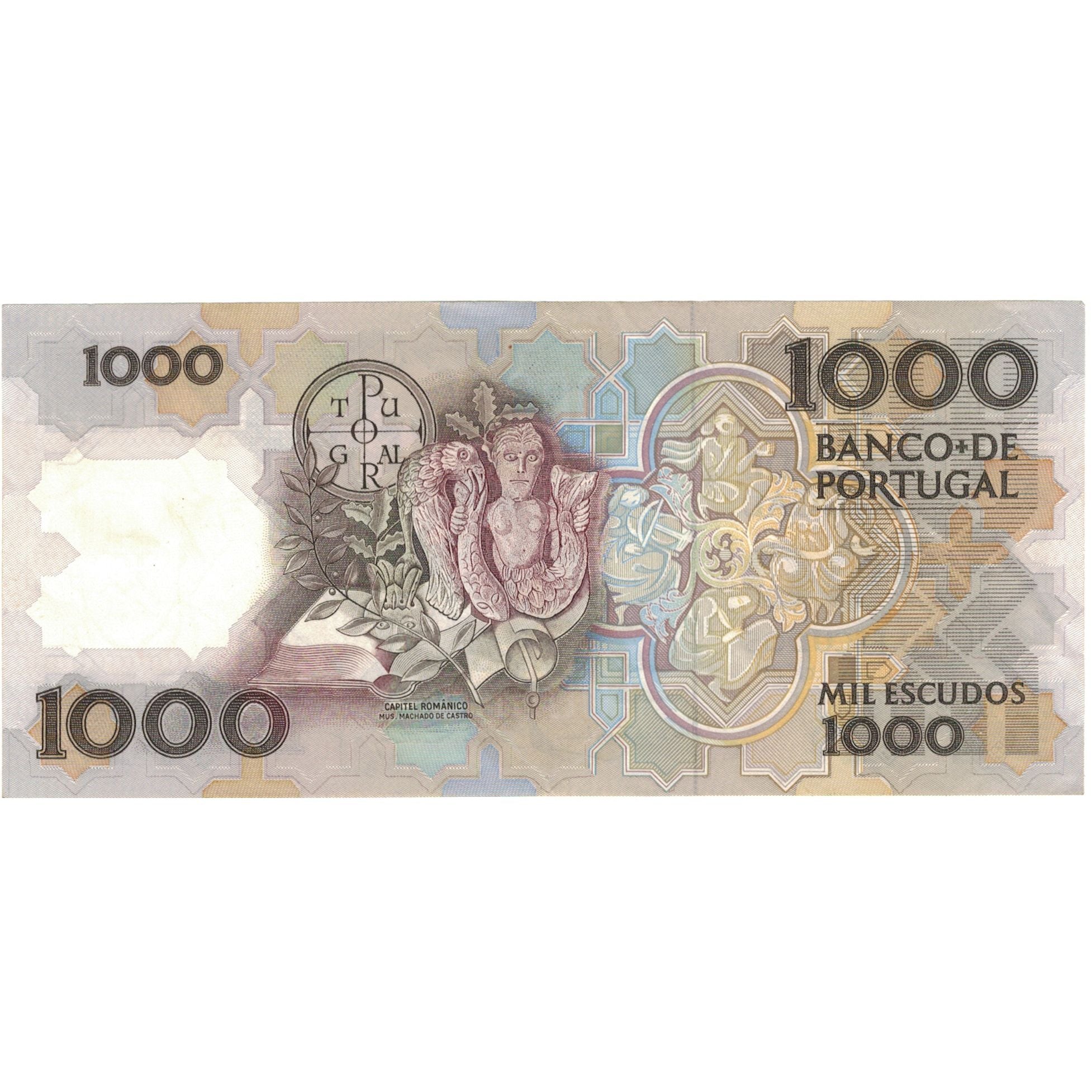 Geldschein, Portugal, 1000 Escudos, 1988, 1988-12-22, KM:181e, VZ+