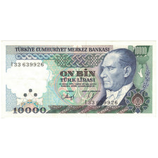 Banknote, Turkey, 10,000 Lira, 1970, 1970-01-14, KM:200, AU(55-58)