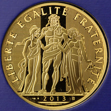 Vème République, 5000 Euros Or Hercule 2013