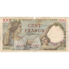 France, 100 Francs, Sully, 1941, H.22376 450, F(12-15), Fayette:26.53, KM:94
