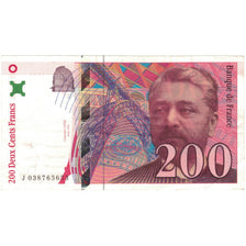 France, 200 Francs, Eiffel, 1996, J038765653, EF(40-45), Fayette:75.3a), KM:159b
