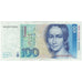 Nota, ALEMANHA - REPÚBLICA FEDERAL, 100 Deutsche Mark, 1991, KM:41b, AU(50-53)