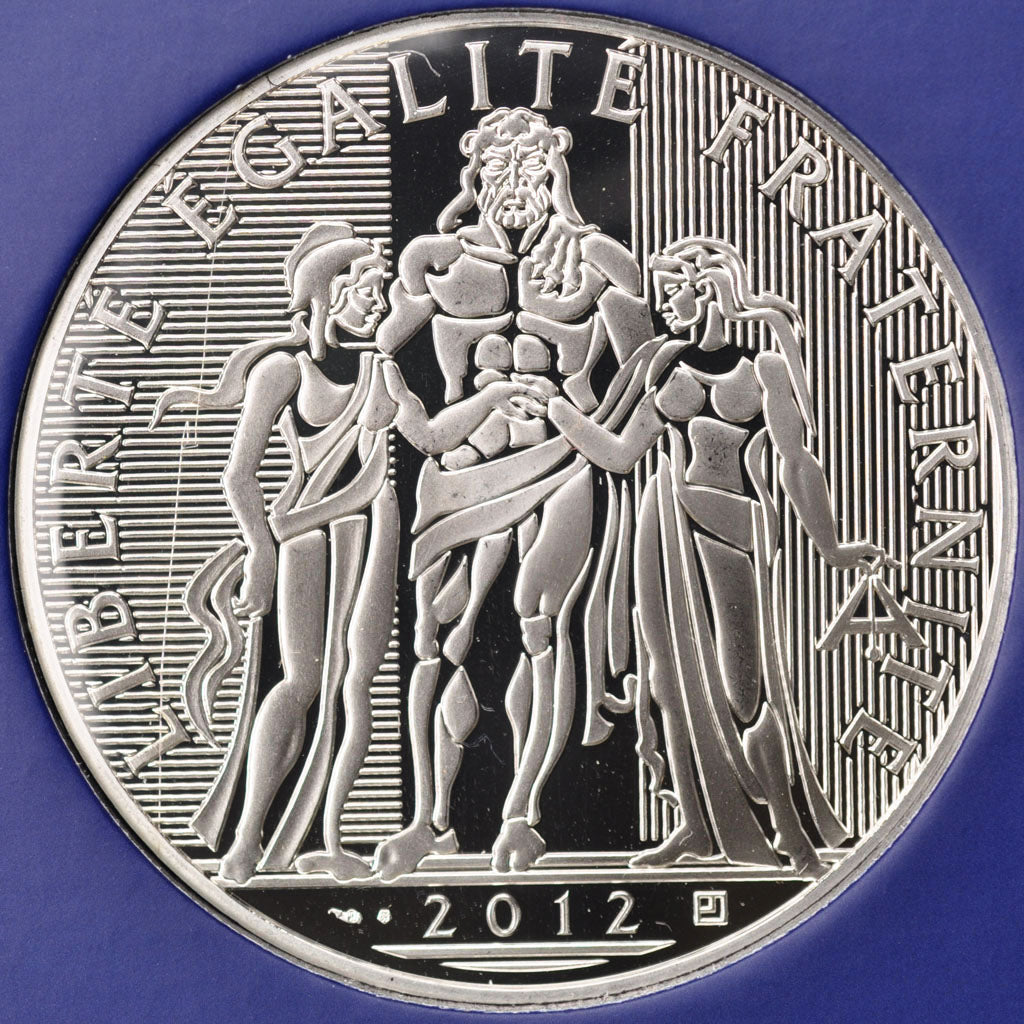FRANCE, 100 Euro, 2012, Paris, KM #1724, MS(65-70), Silver, 47, 50.00