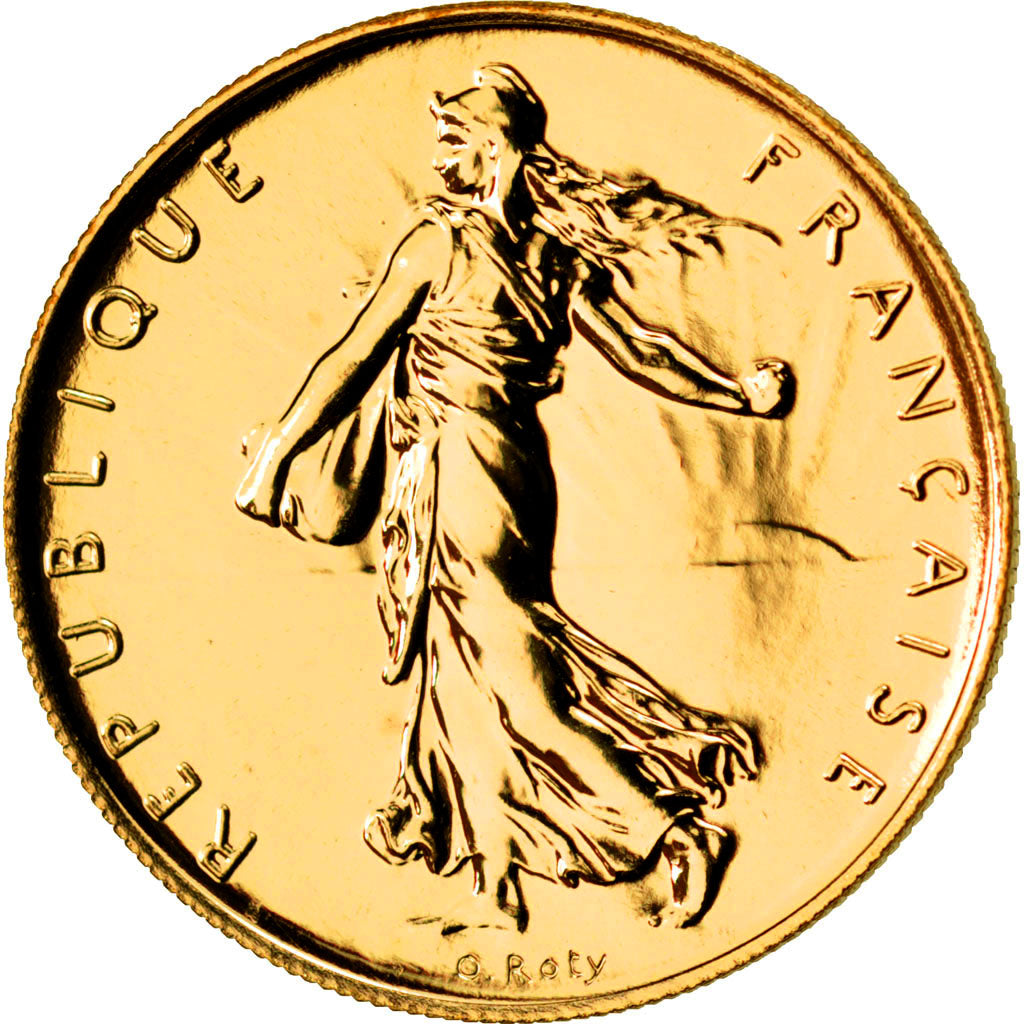 Vème République, 1 Franc Semeuse Or 2000