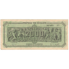 Nota, Grécia, 2,000,000,000 Drachmai, 1944, 1944-10-11, KM:133a, EF(40-45)
