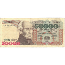 Banknote, Poland, 50,000 Zlotych, 1993, 1993-11-16, KM:159a, VF(20-25)