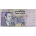 Banconote, Marocco, 20 Dirhams, 2005, MB